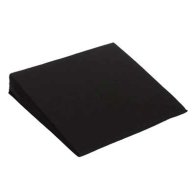 Skråpude med sort betræk (37x37x7)