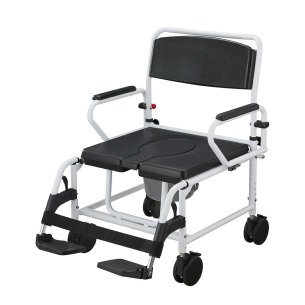 XXL Toiletstol med hjul – op til 270 kg