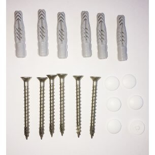 Skrue-sæt til støttegreb